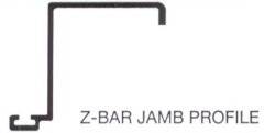 Lockside Aluminum Z-Bar Reinforced with 1/8" Flat Strap Steel