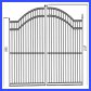 Arched Double Drive Gates Without Spears